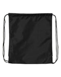 Liberty Bags Drawstring Backpack - Black Front