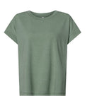 LAT Women's Vintage Wash Tee - Washed Basil Front
