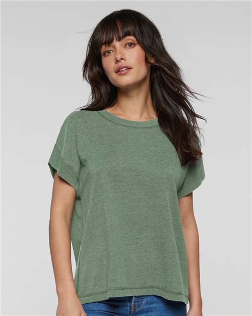 LAT Women's Vintage Wash Tee - Model Front