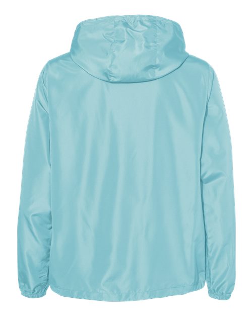 Independent Trading Co. Unisex Lightweight Quarter-Zip Windbreaker Pullover Jacket - Back