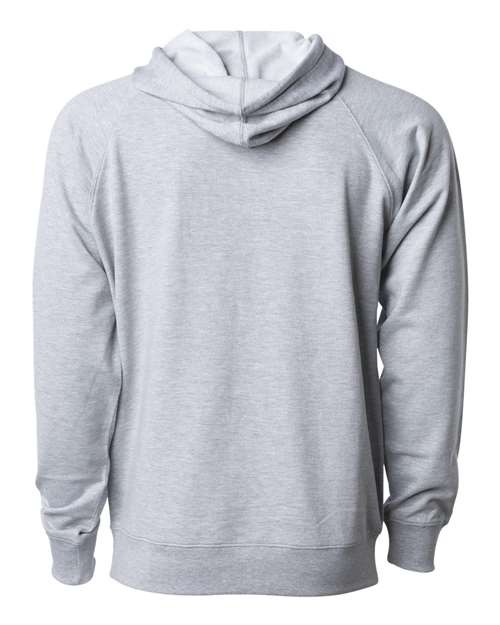 Independent Trading Co. Unisex Icon Lightweight Loopback Terry Hooded Sweatshirt - Back