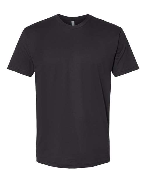 Next Level Unisex Cotton Tee - Graphite Black Front