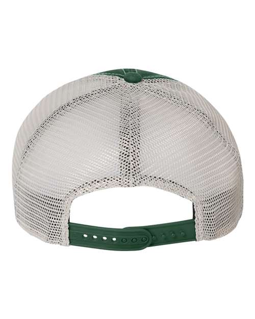 Trawler Cap - Dark Green/ Stone Back