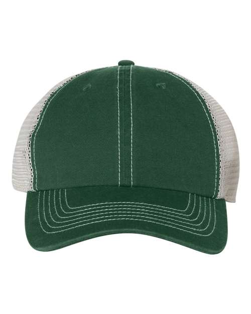 Trawler Cap - Dark Green/ Stone Front