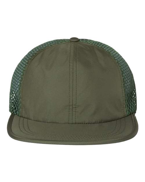 Richardson Rogue Wide Set Mesh Cap - Olive Front