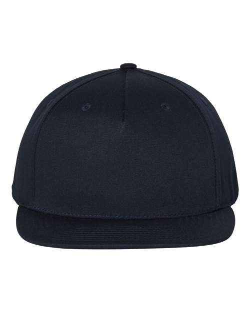 Richardson Pinch Front Structured Snapback Trucker Cap - Navy Front