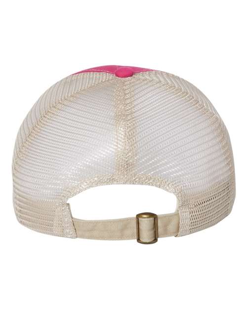 Valucap Contrast-Stitch Mesh-Back Cap - Back