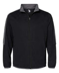 Badger Men's Blitz Outer-Core Jacket - Black/ Graphite Front