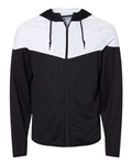 Badger Men's Spirit Outer-Core Jacket - Black/ White Front
