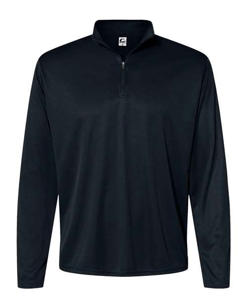 C2 Sport Men's Quarter-Zip Pullover - Black Front