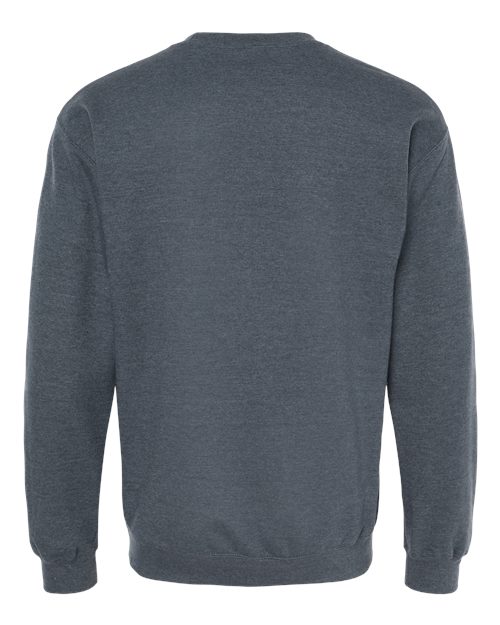 Unisex Softstyle® Midweight Crewneck Sweatshirt - Dark Heather Back