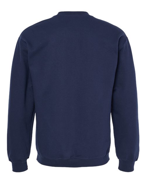 Unisex Softstyle® Midweight Crewneck Sweatshirt - Navy Back