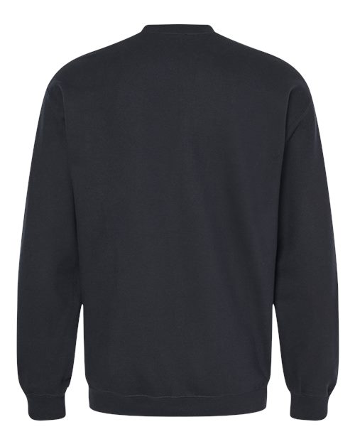 Unisex Softstyle® Midweight Crewneck Sweatshirt - Black Back