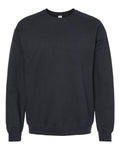 Unisex Softstyle® Midweight Crewneck Sweatshirt - Black Front