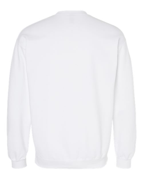 Unisex Softstyle® Midweight Crewneck Sweatshirt - White Back
