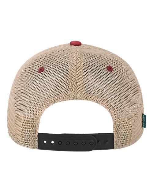 Old Favorite Trucker Cap - Black/ Cardinal/ Khaki Back
