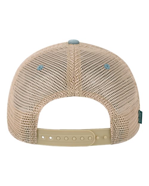 Old Favorite Trucker Cap - Light Blue/ Khaki Back