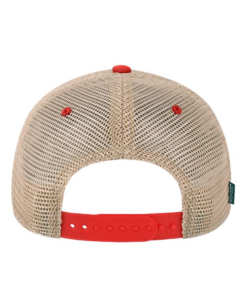 Old Favorite Trucker Cap - Scarlet Red/ Khaki Back