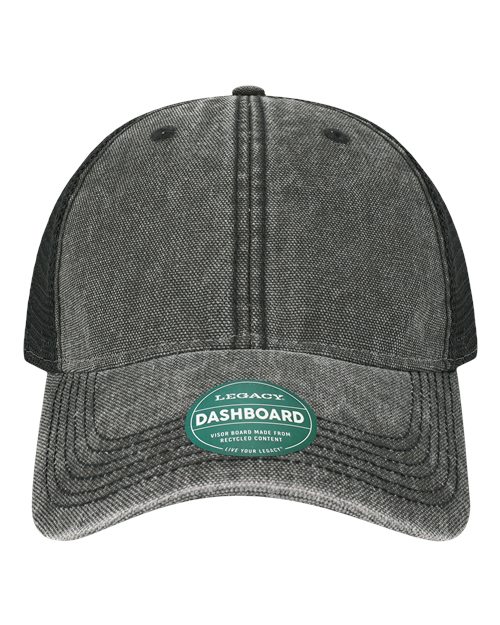 Dashboard Trucker Cap - Black Front