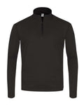 C2 Sport Youth Quarter-Zip Pullover - Black Front
