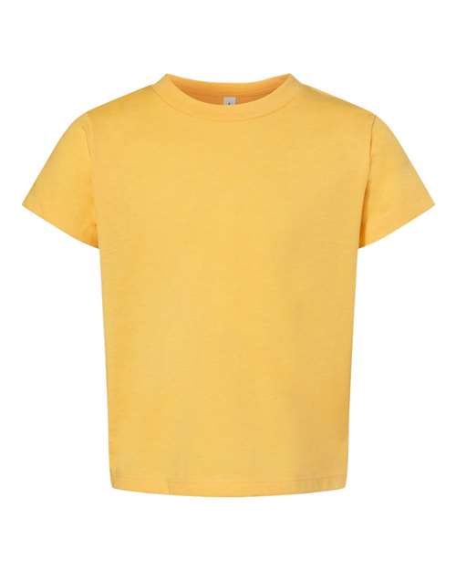 BELLA + CANVAS Toddler Jersey Tee - Heather Yellow Gold Front