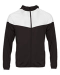 Badger Youth Sprint Outer-Core Jacket - Black/ White Front