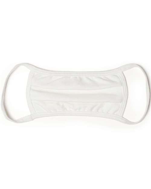 Hanes 3-Ply Cotton Face Mask - Back