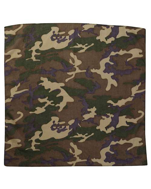 Valucap ValuMask Bandana - Green Camo Front