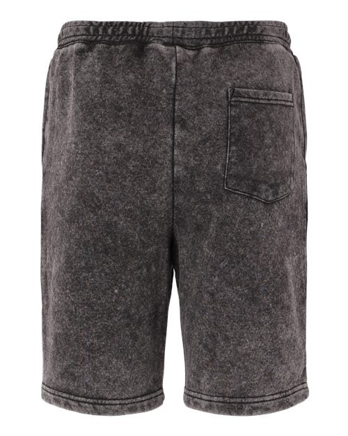 Independent Trading Co. Unisex Mineral Wash Fleece Shorts - Back