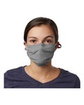 Hanes X-Temp™ 2-Ply Adjustable Face Mask - Concrete Grey Front
