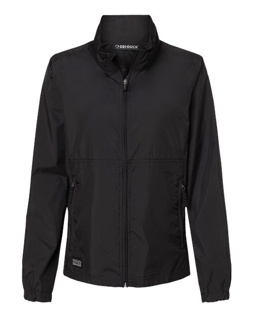 DRI DUCK Women's Riley Packable Jacket - Black Front