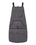 DRI DUCK Workman's Apron - Charcoal/ Black Front