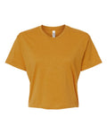 Women's Ideal Crop Top - Antique Gold Front