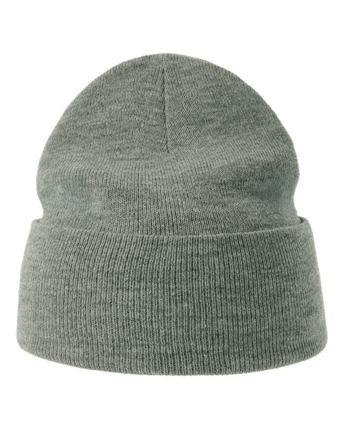 Sustainable Beanie - Light Grey Back