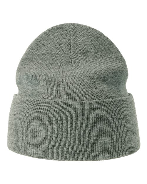 Sustainable Beanie - Light Grey Front