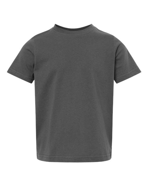 Rabbit Skins Toddler Fine Jersey Tee - Slate Front