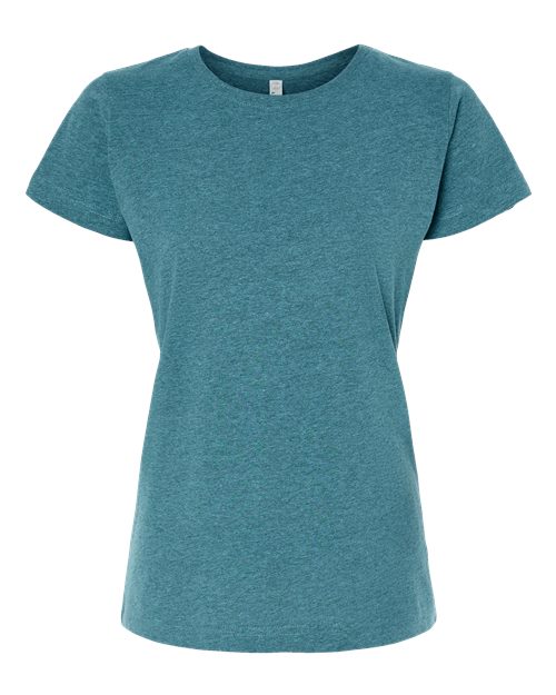 LAT Women's Fine Jersey Tee - Surf Blackout Front
