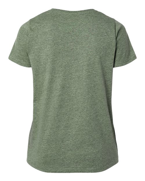 LAT Women's Curvy Collection Fine Jersey Tee - Back