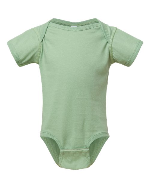 Rabbit Skins Infant Fine Jersey Bodysuit - Sage Front