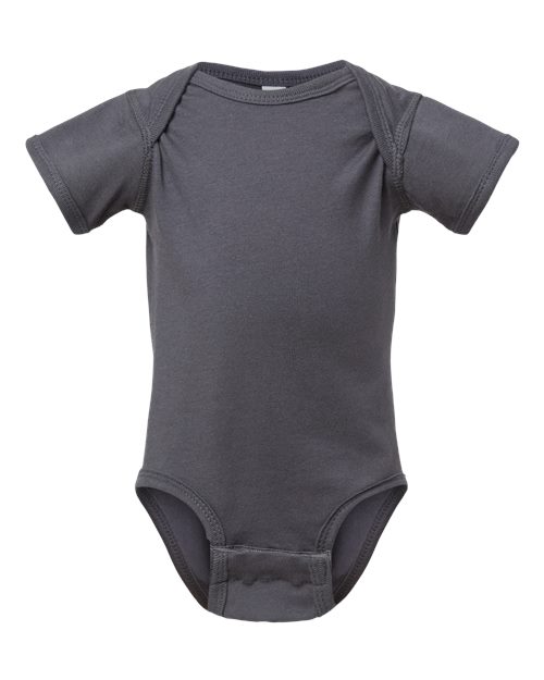 Rabbit Skins Infant Fine Jersey Bodysuit - Slate Front