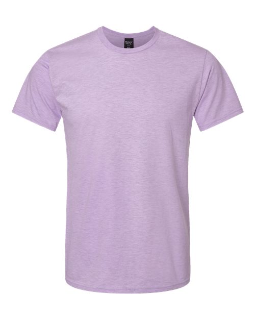 Hanes Unisex Perfect-T T-Shirt - Marbled Pale Violet Front