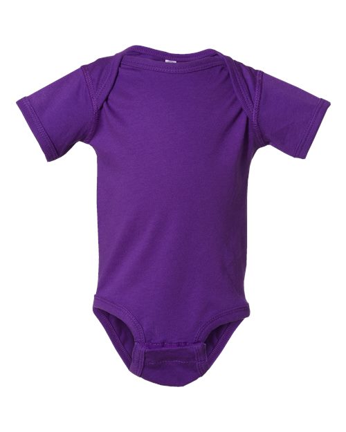 Rabbit Skins Infant Fine Jersey Bodysuit - Pro Purple Front