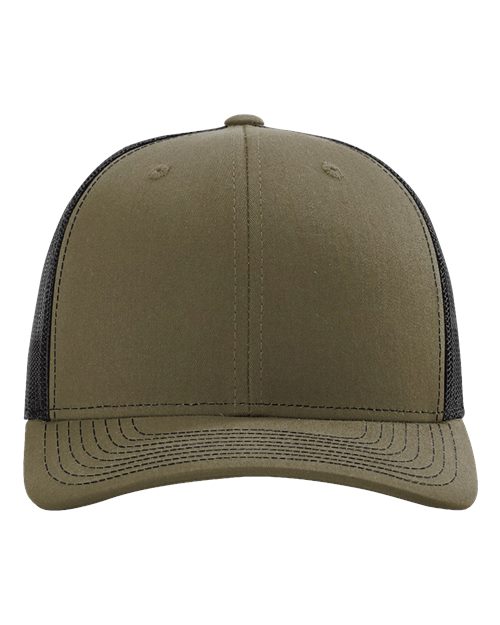 Richardson Sustainable Trucker Cap - Loden/ Black Front