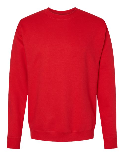 Hanes Unisex Perfect Sweats Crewneck Sweatshirt - Athletic Red Front