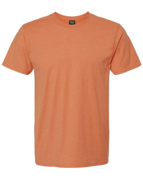 Hanes Unisex Perfect-T T-Shirt - Pumpkin Heather Front