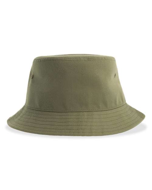 Sustainable Bucket Hat - Olive Back