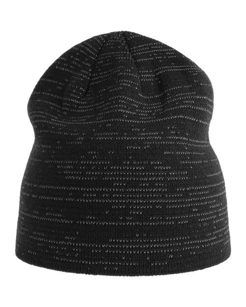 Atlantis Headwear Sustainable Reflective Beanie - Back