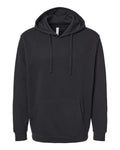 Unisex Elevated Fleece Hoodie Sweatshirt - Black Front