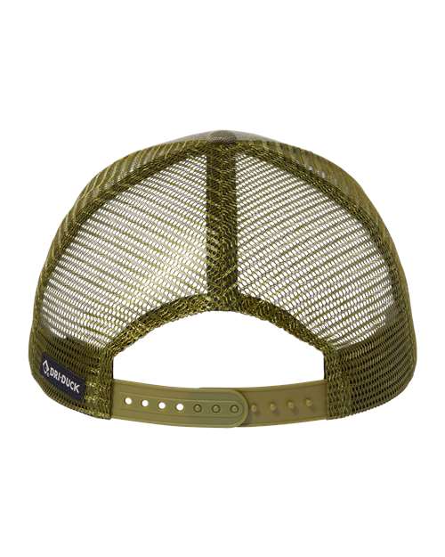DRI DUCK Pique Trucker Cap - Back