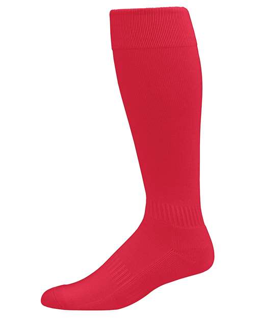 Augusta Sportswear Elite Multi-Sport Socks - Red Front